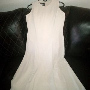 Ursula of Switzerland Cream Sheath Dress